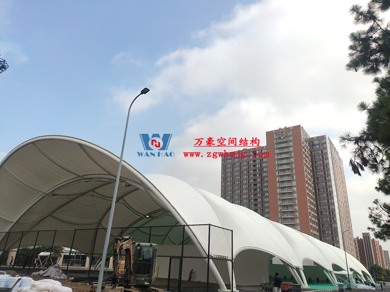 籃球場膜結(jié)構