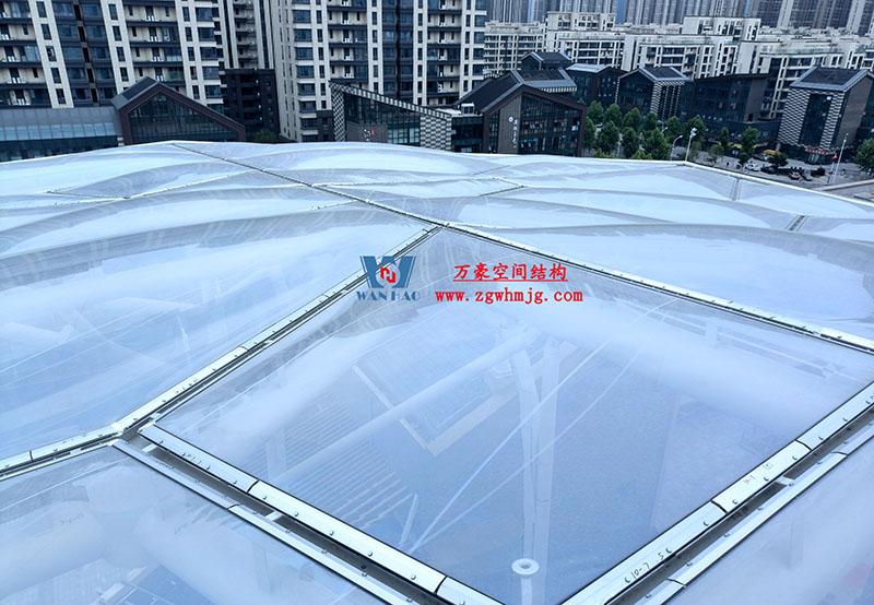 驚艷的藝術品|合肥文一塘溪津門天幕鋼結(jié)構及ETFE氣枕膜工程 驚艷的藝術品|合肥文一塘溪津門天幕鋼結(jié)構及ETFE氣枕膜工程