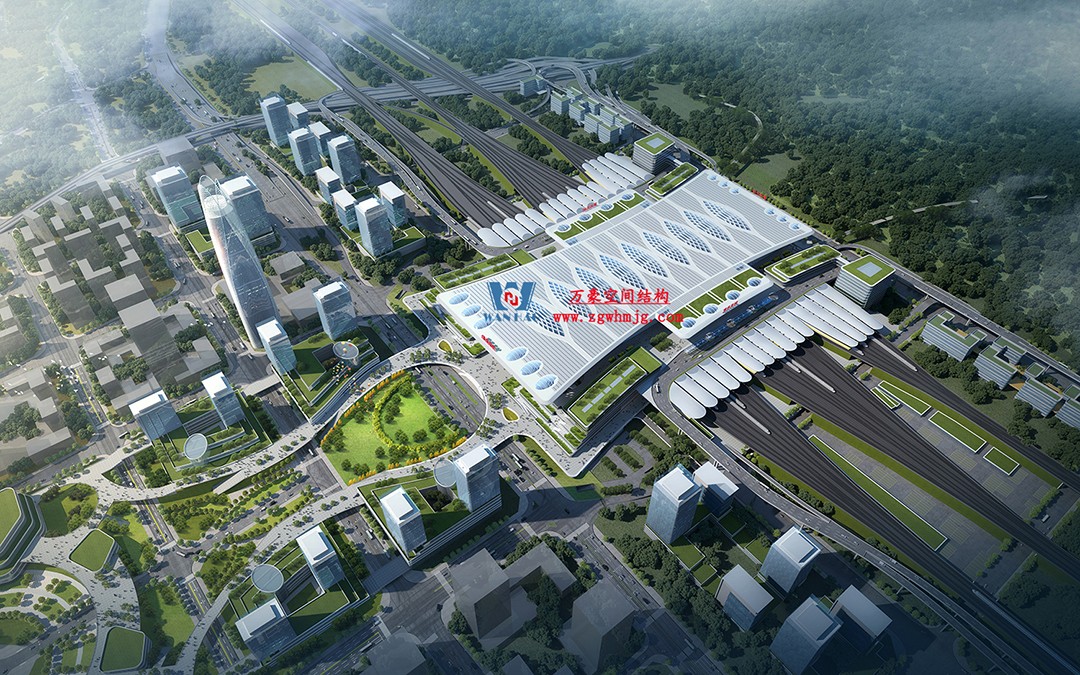 重慶東站站房正在加速建設(shè)，全力繪就項(xiàng)目新篇章