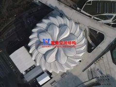 耗資11億、重達(dá)1280噸、40米高空上的“蓮花”杭州奧體博覽城網(wǎng)球中心開花了！